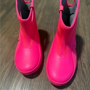 Jordan girls Pink rainboots